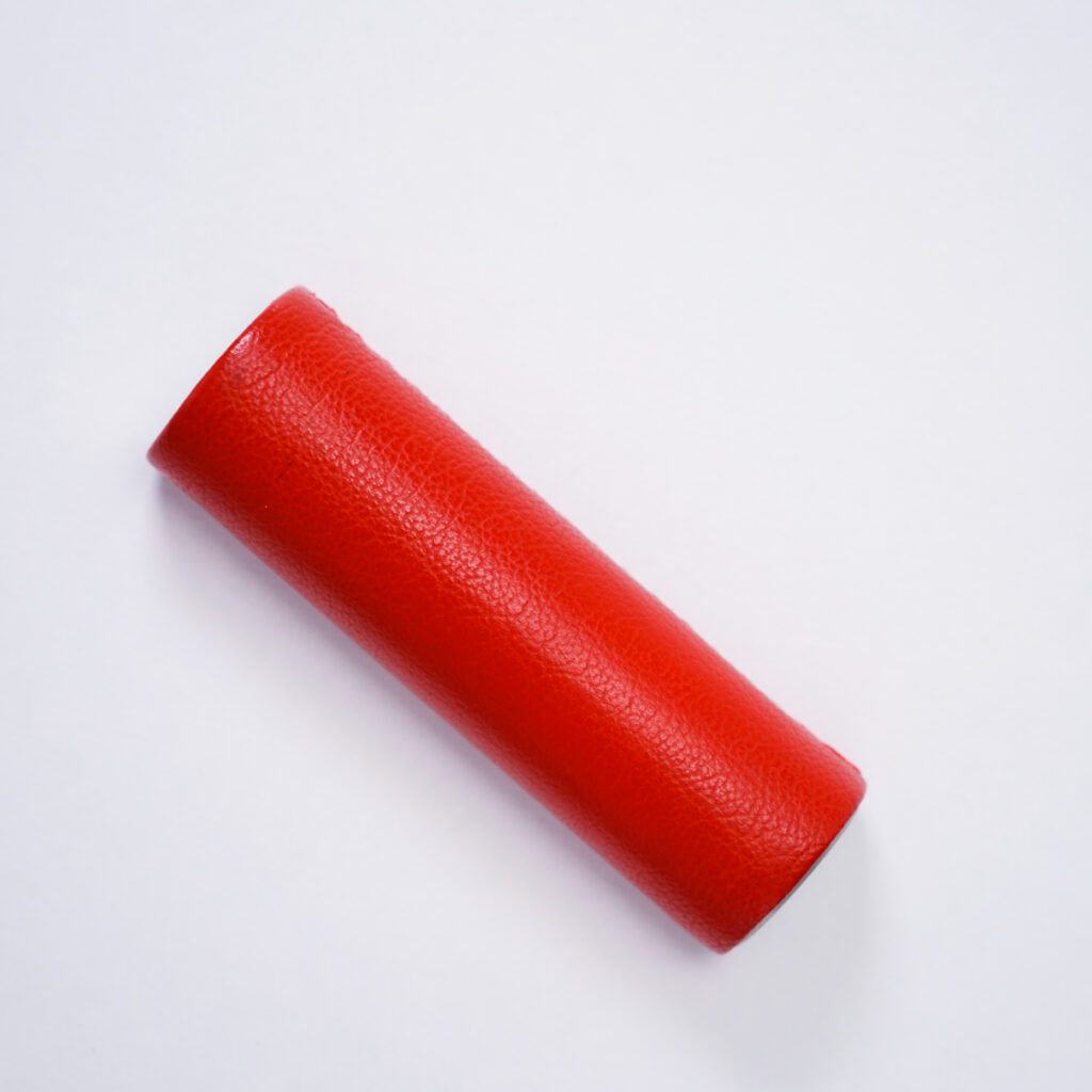 EF138 - Leather Red (ULE-21)_ELMES FINISH